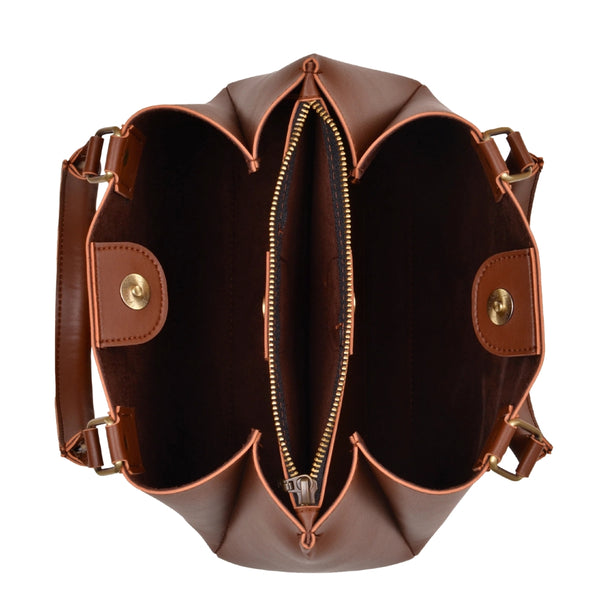 Bagoras Brown Mini Handbag
