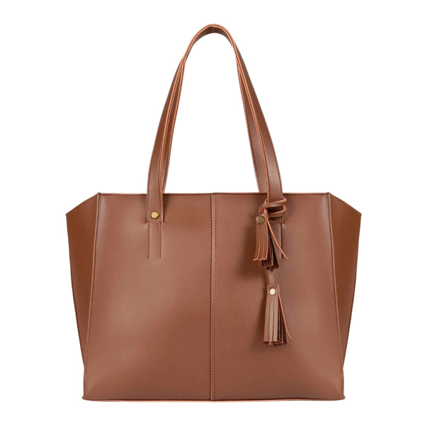 Bagoras Brown Over-the-shoulder Tote Bag With A Horse Design