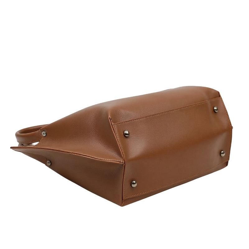 Bagoras Brown Tote Bag Featuring A Horse Design