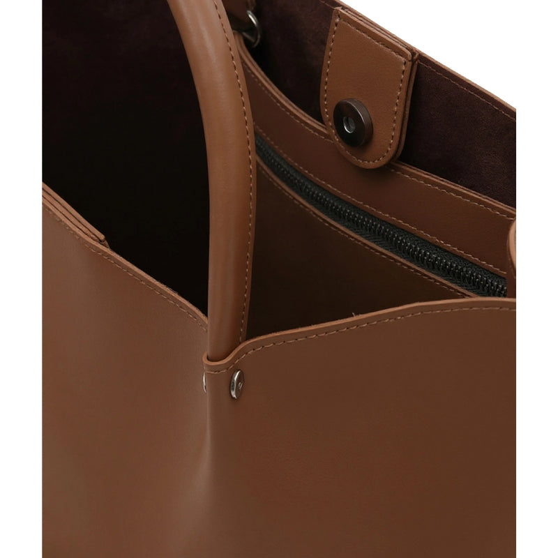 Bagoras Brown Tote Bag Featuring A Horse Design