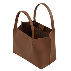 Bagoras Brown Tote Bag Featuring A Horse Design