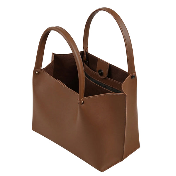 Bagoras Brown Tote Bag Featuring A Horse Design